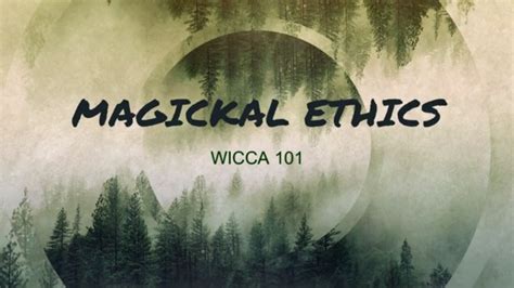 Wiccan moral doctrine